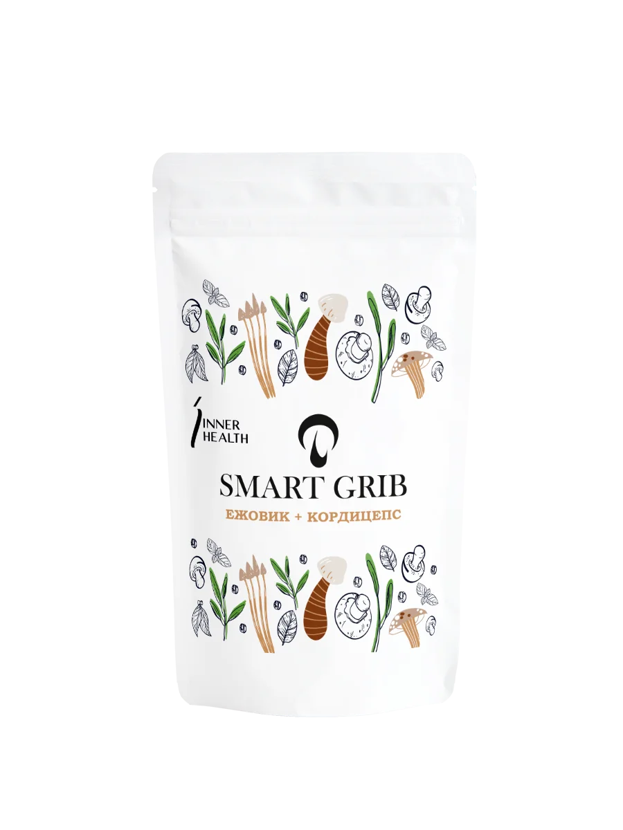 Ежовик гребенчатый + кордицепс военный