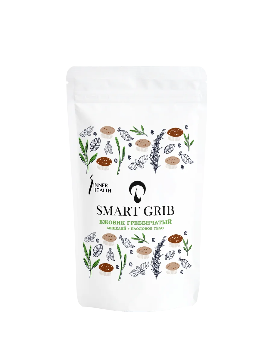 Ежовик гребенчатый мицелий + плодовое тело